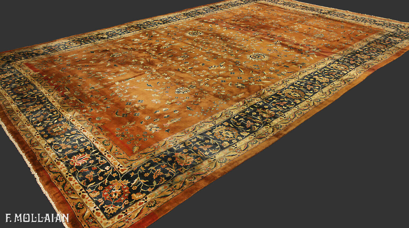 Tapis Indien Antique Indosaruk n°:69367440